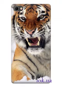 Чехол для Meizu U10 - Злой тигр