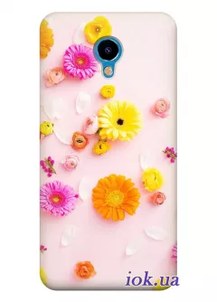 Чехол для Meizu M5 Note - Нежные цветы