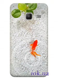 Чехол для Galaxy J1 Mini - Gold fish