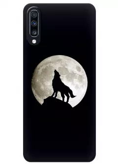 Чехол для Galaxy A70 - Воющий волк
