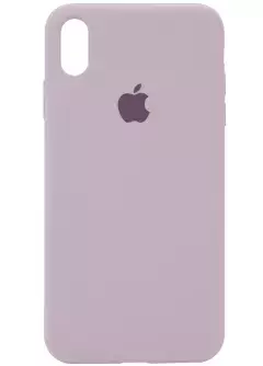 Чехол Silicone Case Full Protective (AA) для Apple iPhone XS Max (6.5"), Серый / Lavender