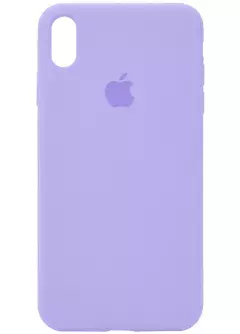 Чехол Silicone Case Full Protective (AA) для Apple iPhone XS Max (6.5"), Сиреневый / Dasheen