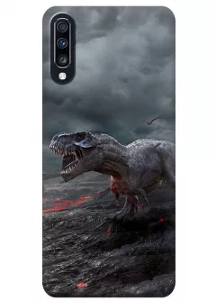 Чехол для Galaxy A70s - Динозавры