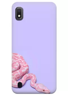Чехол для Galaxy A10 - Розовая змея