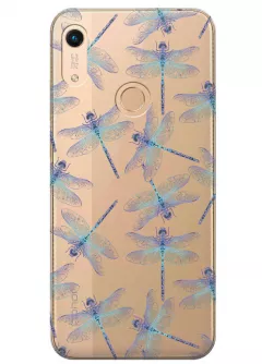 Чехол для Huawei Honor 8A - Голубые стрекозы