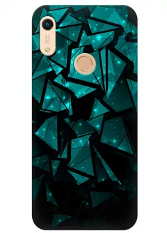 Чехол для Huawei Honor 8A - Зеленая геометрия