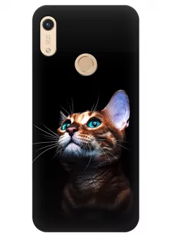 Чехол для Huawei Honor 8A - Зеленоглазый котик