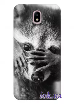 Чехол для Galaxy J3 2017 - Raccoon