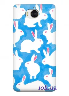 Чехол для Huawei Y5 2017 - White rabbits