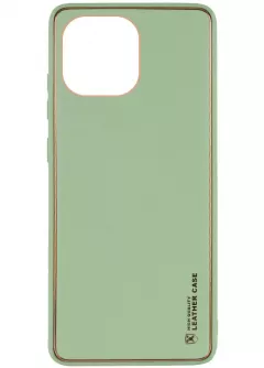 Кожаный чехол Xshield для Xiaomi Mi 11 Lite, Зеленый / Pistachio