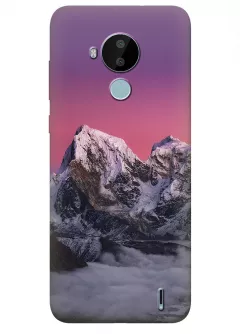 Чехол для Nokia C30 из качественного силикона - Чарующие горы