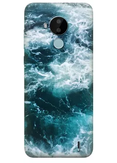 Чехол для Nokia C30 с завораживающим неспокойным морем