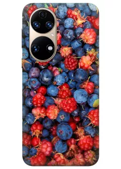 Чехол для Huawei P50 с аппетитным фото спелых ягод