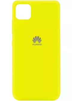 Чехол Silicone Cover My Color Full Protective (A) для Huawei Y5p, Желтый / Flash