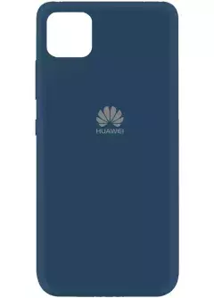 Чехол Silicone Cover My Color Full Protective (A) для Huawei Y5p, Синий / Navy blue