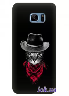 Чехол для Galaxy Note 7 - Кот в шляпе