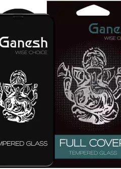 Защитное стекло Ganesh (Full Cover) для Apple iPhone XR || Apple iPhone 11, Черный