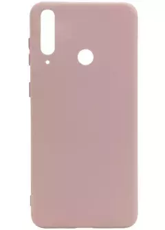 Чехол Silicone Cover Full without Logo (A) для Huawei P40 Lite E || Huawei Y7p, Розовый / Pink Sand