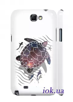 Чехол для Galaxy Note 2 - Морские обитатели