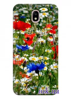 Чехол для Galaxy J3 2017 - Полевые цветы