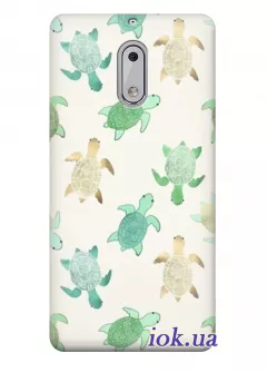 Чехол для Nokia 6 - Turtles