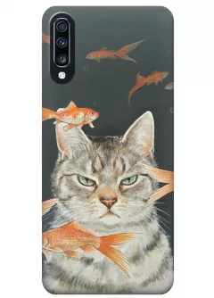 Чехол для Galaxy A70s - Кошачье настроение