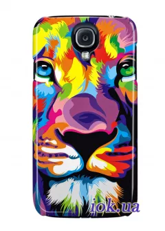 Чехол для Galaxy S4 Black Edition - Яркий лев