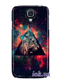 Чехол для Galaxy S4 Black Edition - Космо лев