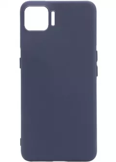 Чехол Silicone Cover Full without Logo (A) для Oppo A73, Синий / Midnight blue