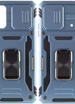 Ударопрочный чехол Camshield Army Ring для Xiaomi Poco X5 Pro 5G / Note 12 Pro 5G, Голубой / Light Blue