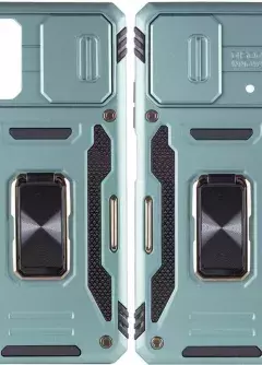Ударопрочный чехол Camshield Army Ring для Xiaomi Poco X5 Pro 5G / Note 12 Pro 5G, Зеленый / Light Green