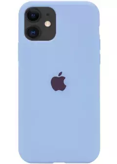 Чехол Silicone Case Full Protective (AA) для Apple iPhone 11 (6.1"), Голубой / Lilac Blue