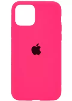 Чехол Silicone Case Full Protective (AA) для Apple iPhone 11 (6.1"), Розовый / Barbie pink