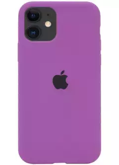 Чехол Silicone Case Full Protective (AA) для Apple iPhone 11 (6.1"), Фиолетовый / Grape