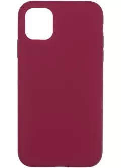 Original Full Soft Case for iPhone 11 Marsala (Without logo)