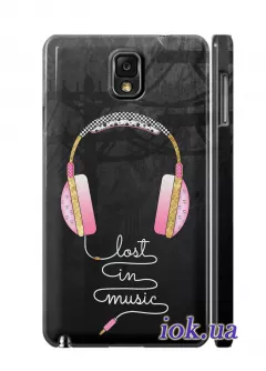 Чехол Galaxy Note 3 - Lost in music