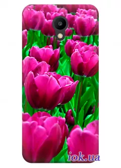 Чехол для Meizu M6 - Тюльпаны