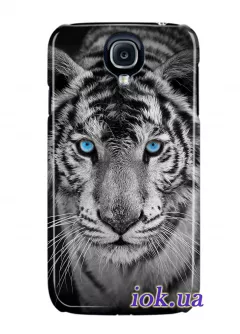 Чехол для Galaxy S4 Black Edition - Голубоглазый тигр