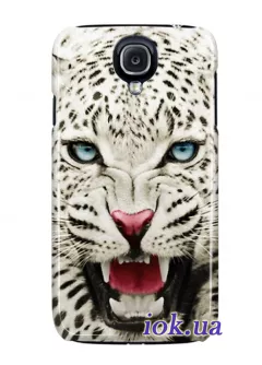 Чехол для Galaxy S4 Black Edition - Белый леопард