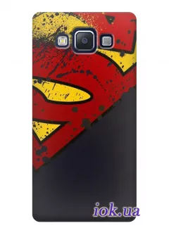 Чехол для Galaxy A3 - Супермен