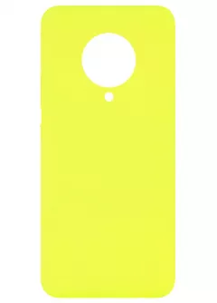 Чехол Silicone Cover Full without Logo (A) для Xiaomi Redmi K30 Pro / Poco F2 Pro, Желтый / Flash