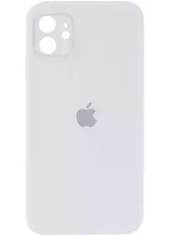 Чехол Silicone Case Square Full Camera Protective (AA) для Apple iPhone 11 (6.1"), Белый / White