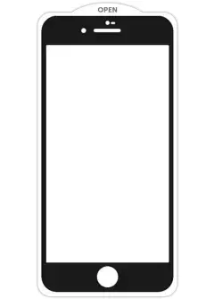 Защитное стекло SKLO 5D (тех.пак) для Apple iPhone 8 plus || Apple iPhone 7 plus, Черный / Белая подложка