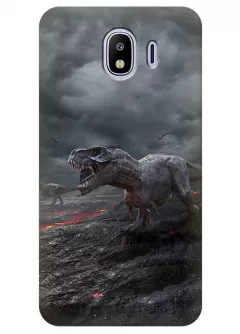 Чехол для Galaxy J4 - Динозавры