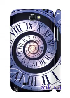 Чехол для Galaxy Note 2 - Необычные часы