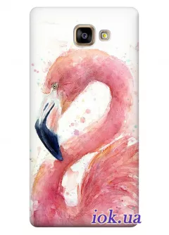 Чехол для Galaxy A3 - Фламинго