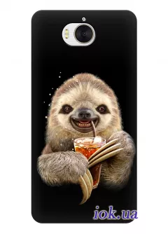 Чехол для Huawei Y5 2017 - Весёлый ленивец