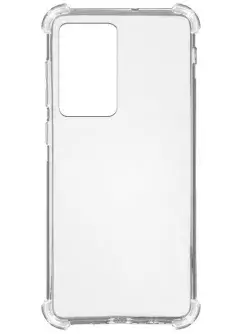 TPU чехол GETMAN Ease logo усиленные углы для Samsung Galaxy Note 20 Ultra, Бесцветный (прозрачный)