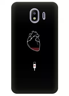 Чехол для Galaxy J4 - Уставшее сердце