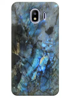 Чехол для Galaxy J4 - Синий мрамор